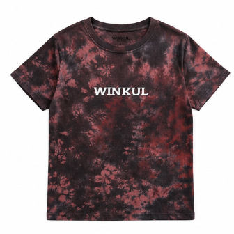 Polera burdeo Tie-Dye