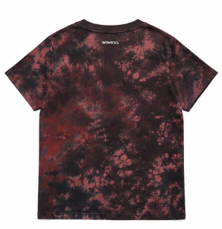 Polera burdeo Tie-Dye