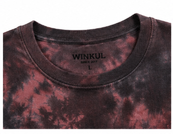 Polera burdeo Tie-Dye