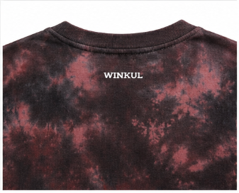 Polera burdeo Tie-Dye