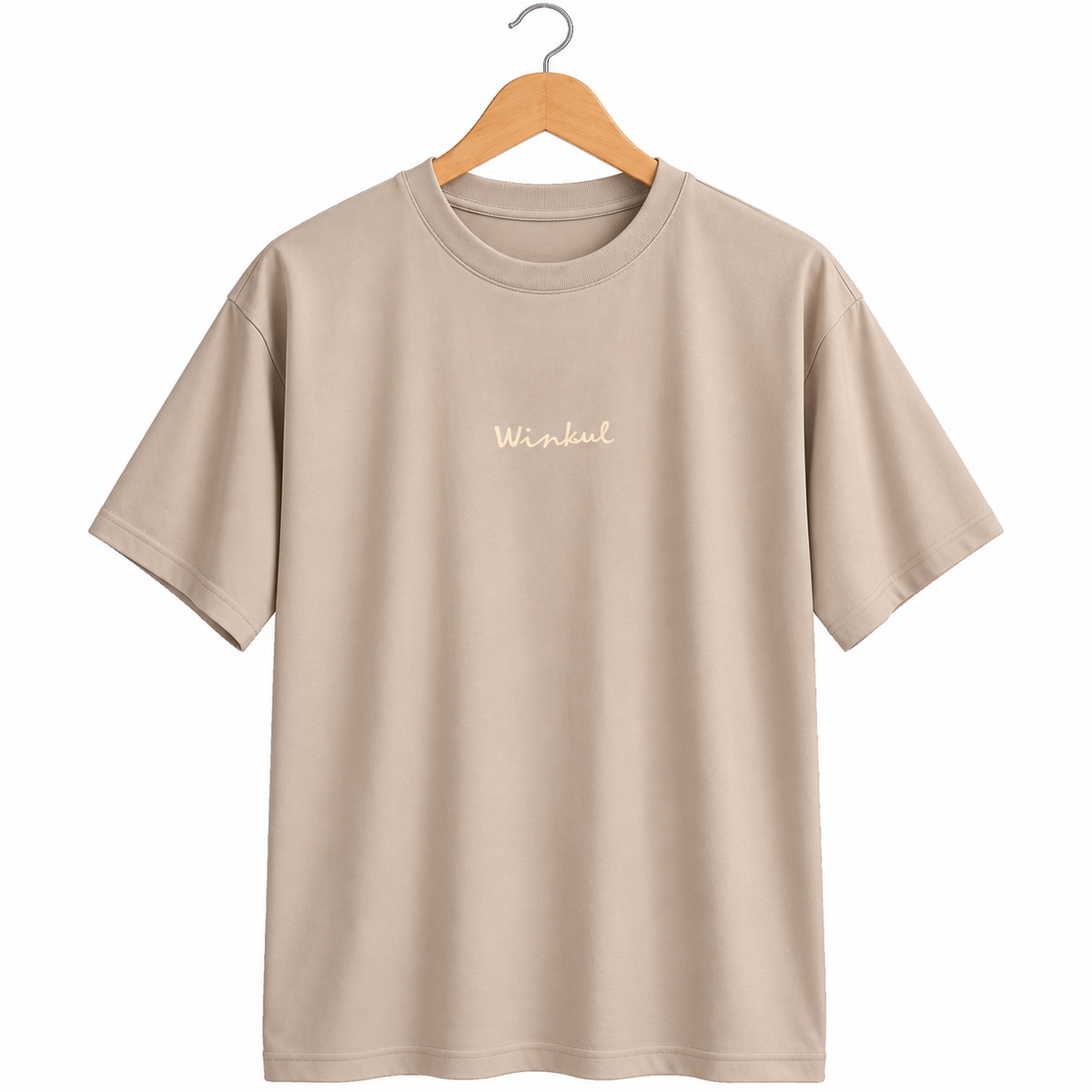 Polera Winkul Diseño minimalista Beige