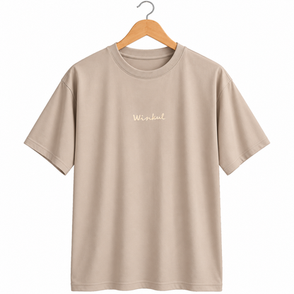 Polera Winkul Diseño minimalista Beige