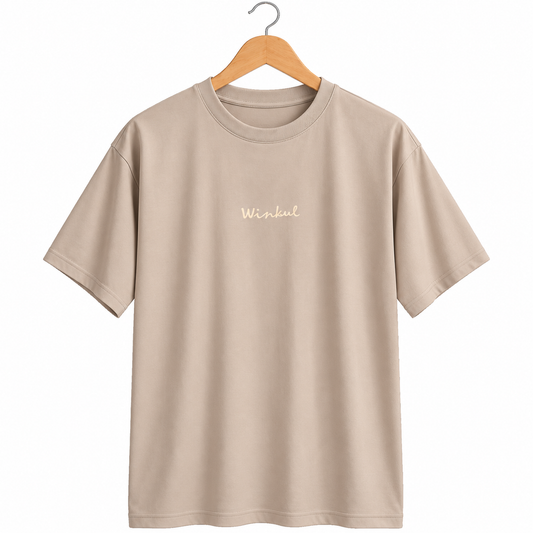 Polera Winkul Diseño minimalista Beige