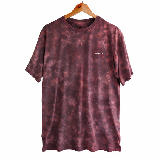 Polera burdeo Tie-Dye