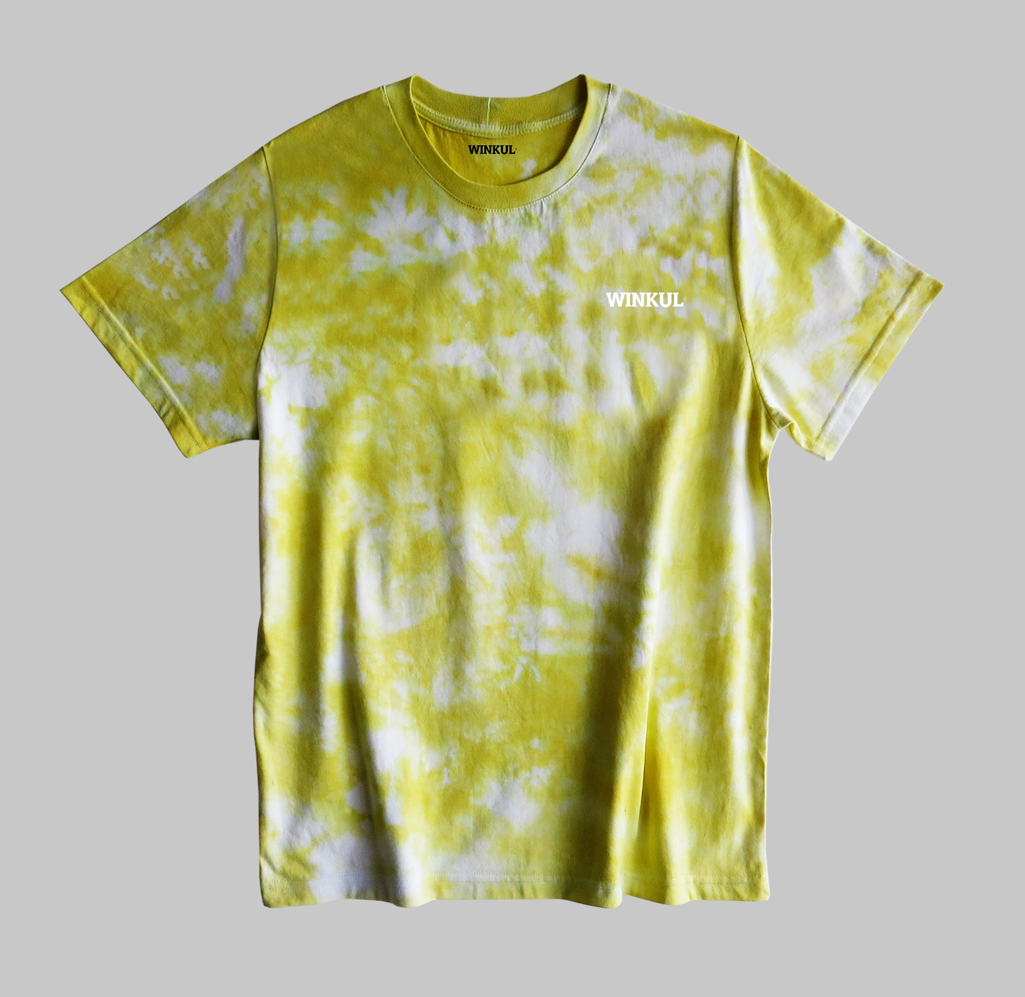 Polera pistacho efecto Tie-Dye