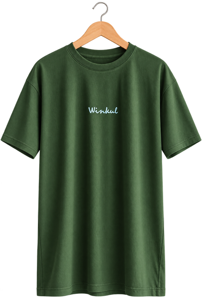 Polera Winkul Diseño minimalista Verde
