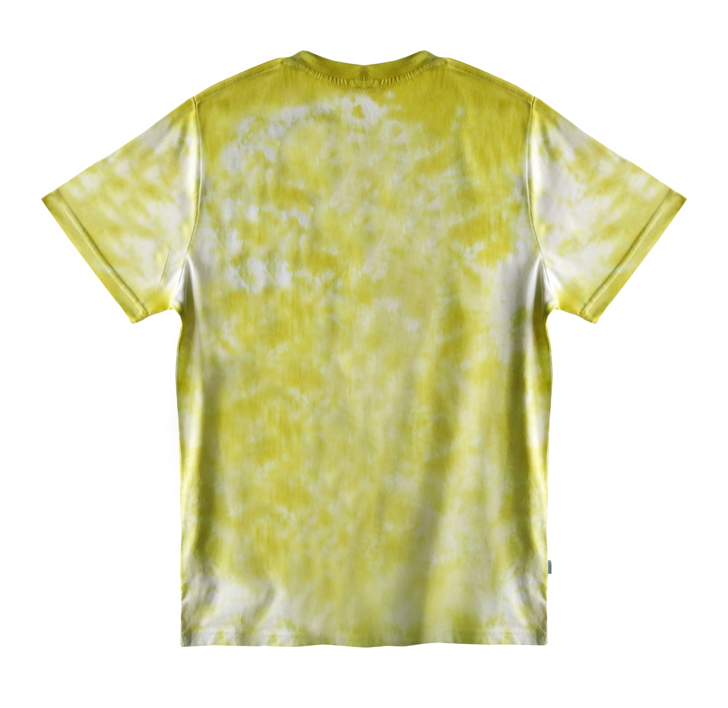 Polera Amarillo pistacho efecto Tie-Dye
