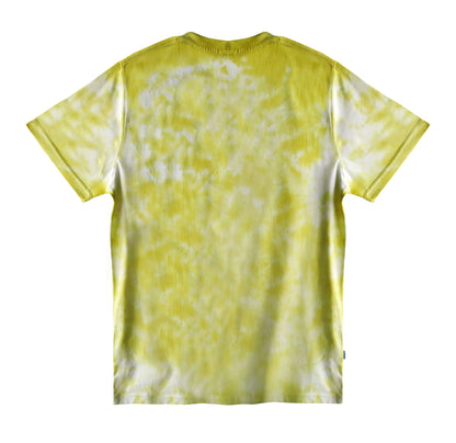 Polera Amarillo pistacho efecto Tie-Dye