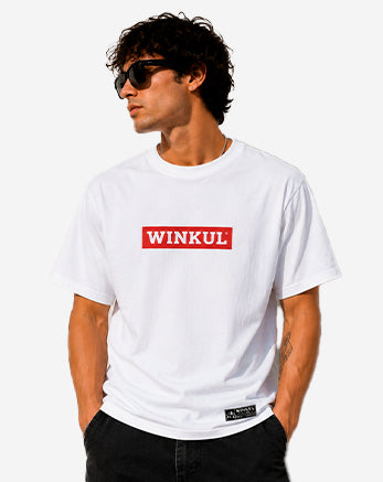 Polera Winkul Logo Rojo