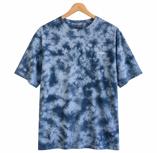 Polera color Plomo estilo Tie-Dye