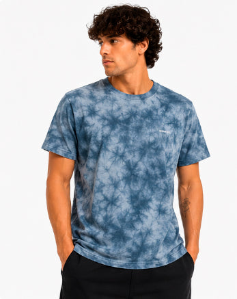 Polera color Plomo estilo Tie-Dye