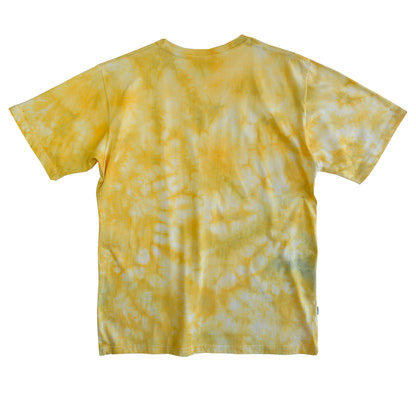 Polera efecto Tie-Dye Amarillo plomo