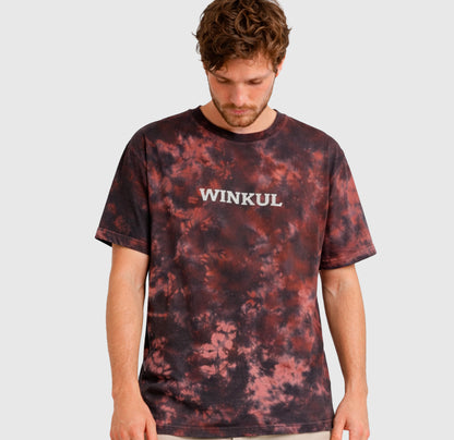 Polera burdeo Tie-Dye