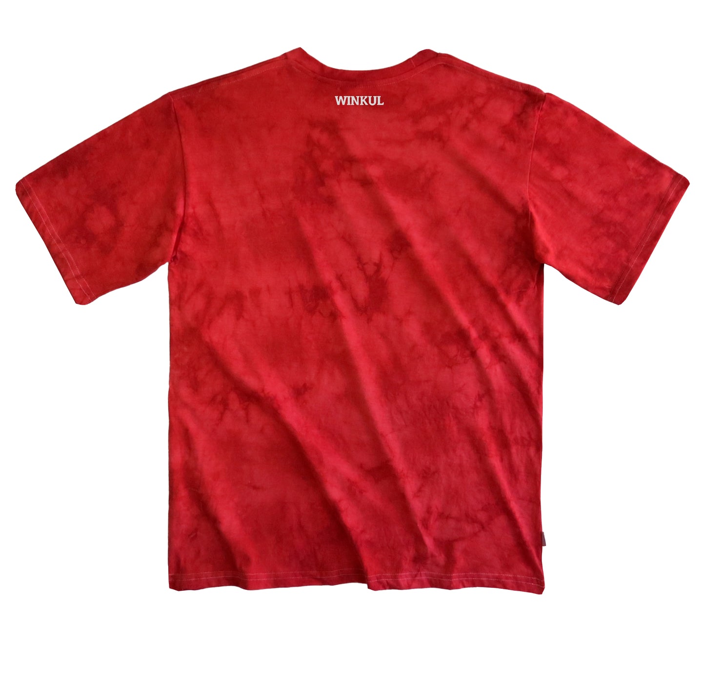 Polera color Rojo estilo Tie-Dye