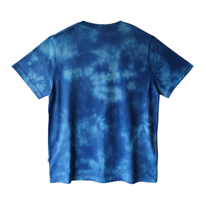 Polera Azul efecto Tie-Dye