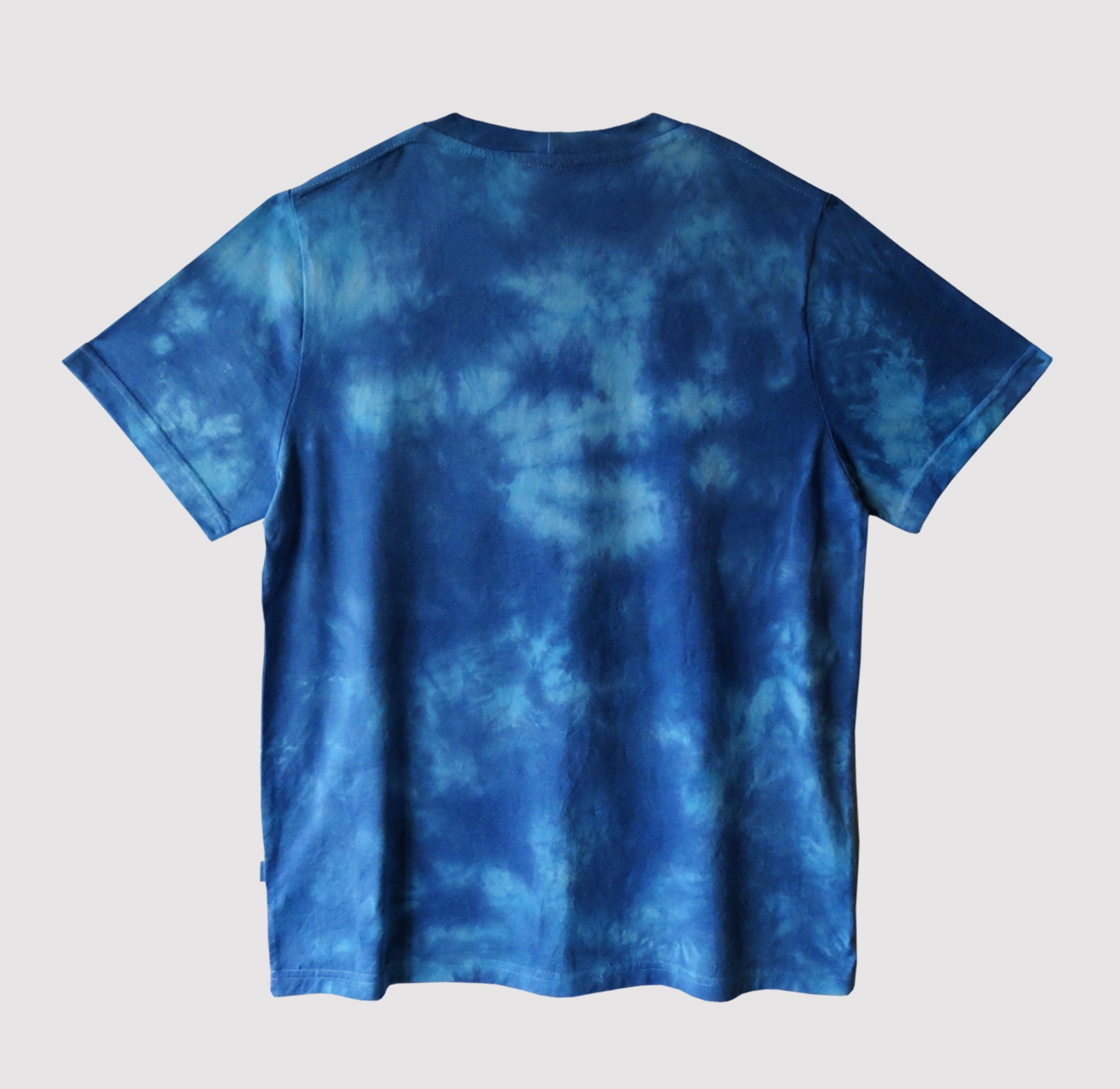 Polera Azul efecto Tie-Dye