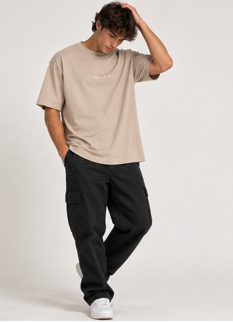 Polera Winkul Diseño minimalista Beige